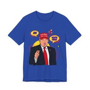 Trump "JOE, YOU'RE FIRED!" Pop Art  - Unisex T-Shirt